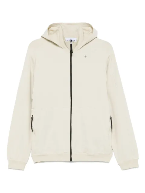 Stone Island Compass-motif hoodie Neutrals K1S156100018S00G5