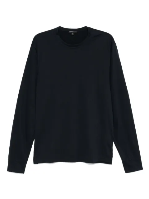 James Perse jersey long-sleeves T-shirt Blue MLOJ3604