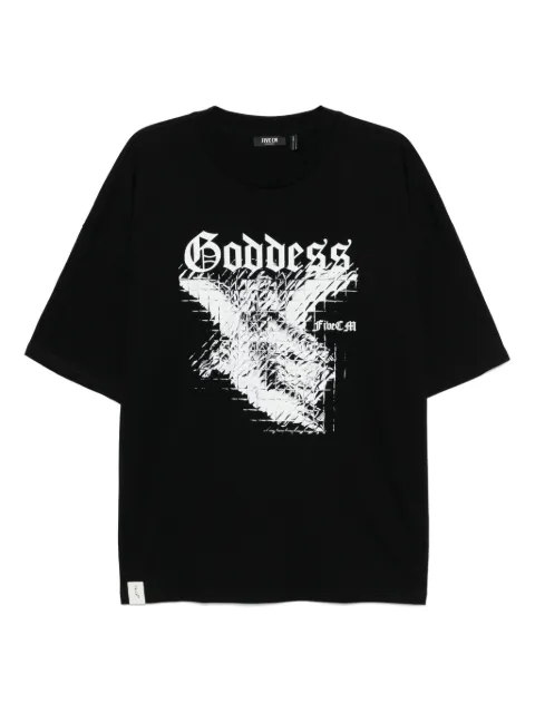 FIVE CM graphic-print T-shirt Black 5CXTEM00209X