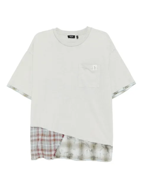 FIVE CM patchwork T-shirt Blue 5CXTEM00174X