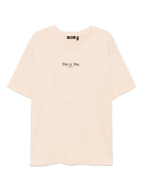 FIVE CM graphic-print T-shirt Orange 5CXTEM00206X