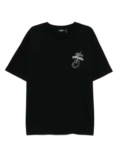 FIVE CM graphic-print T-shirt Black 5CXTEM00205X