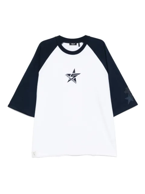 FIVE CM embroidered T-shirt Blue 5CXTEM00211X