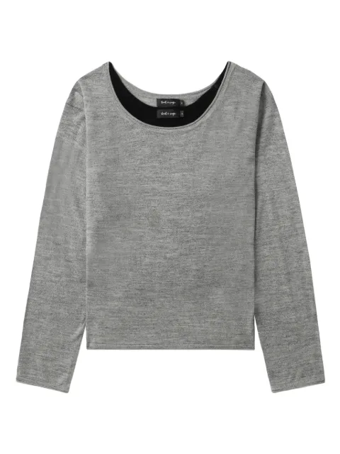 tout a coup layered sweater Grey S305AS5