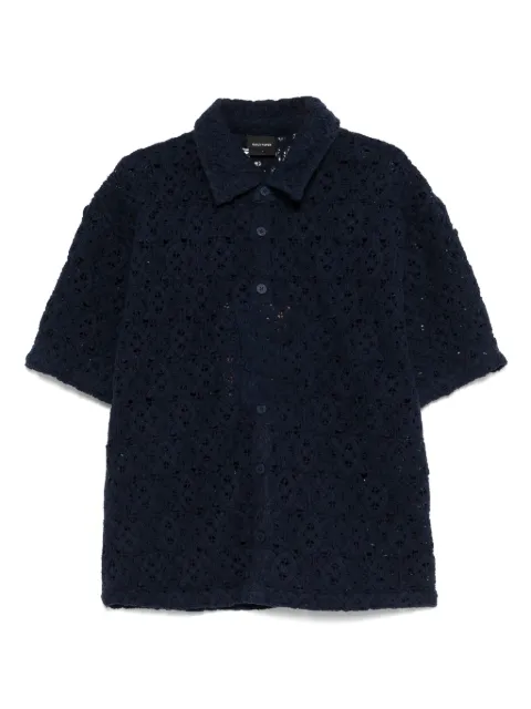Daily Paper lace shield shirt Blue 2511118