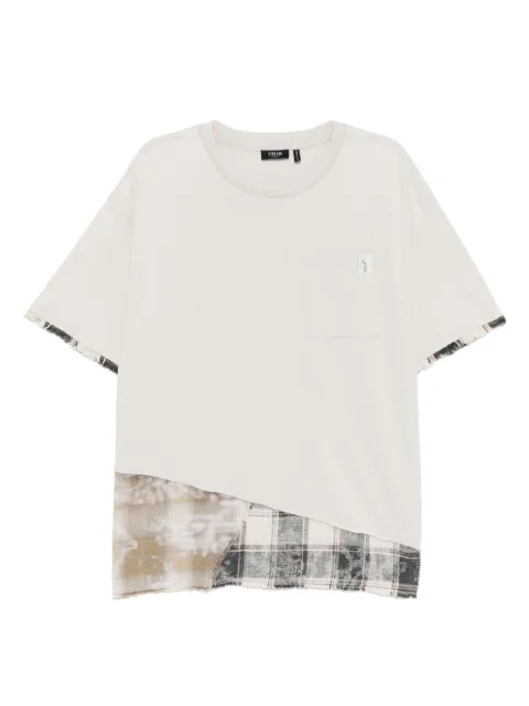FIVE CM patchwork T-shirt Neutrals 5CXTEM00174X