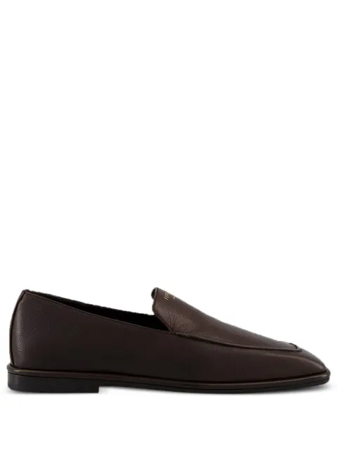 Ferragamo hammered calfskin loafers Brown 784094