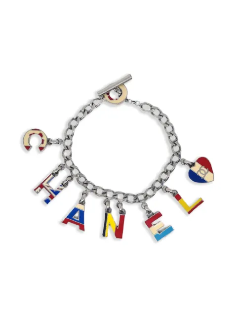 CHANEL Pre-Owned 2003 National Flag bracelet Silver BR144371