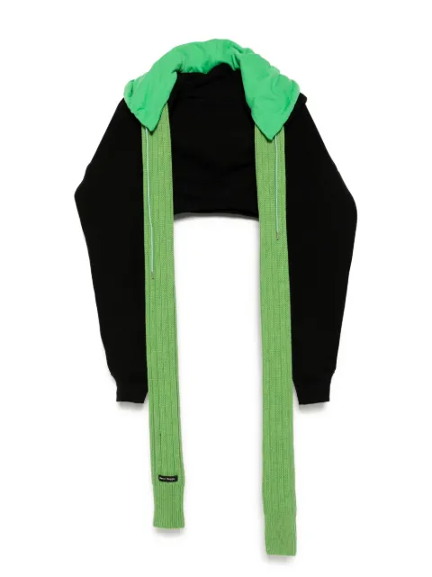 MERYLL ROGGE Hood with sleeves and scarf Black 900936UF24