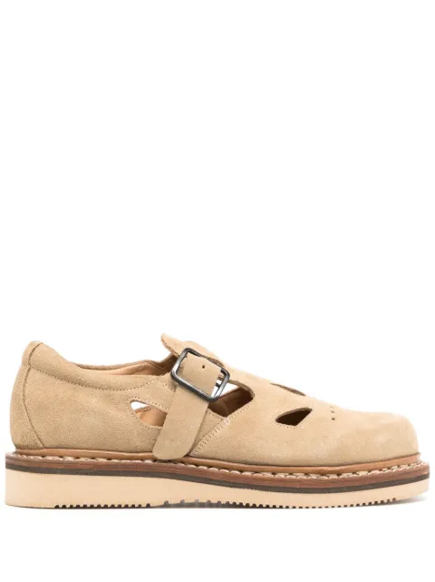 Needles strapped oxford Brown PU382
