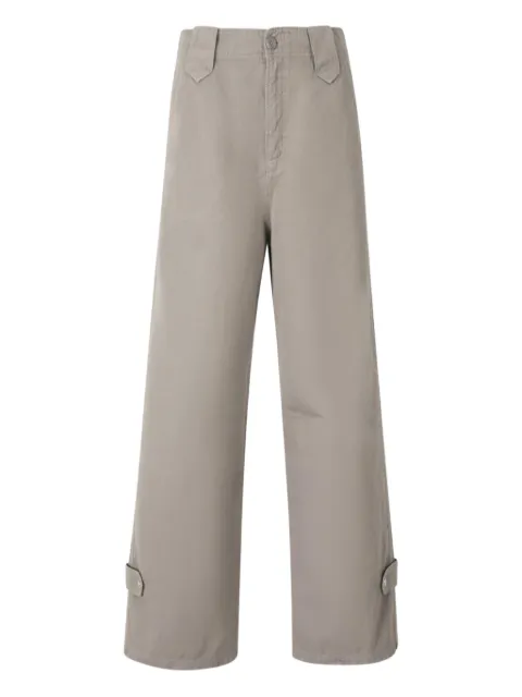 Dorothee Schumacher wide-leg utility trousers Green 251946213