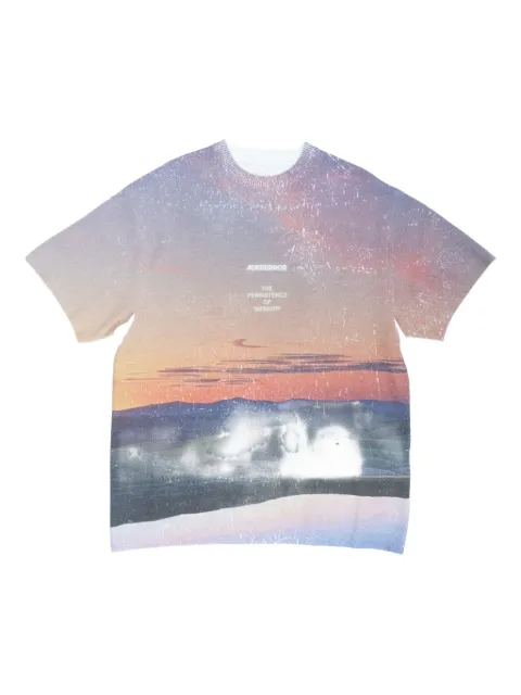 Ader Error photograph-print T-shirt Orange BO01SSKT0503OR