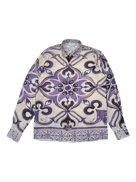 Family First floral-print shirt Neutrals SHS2504P