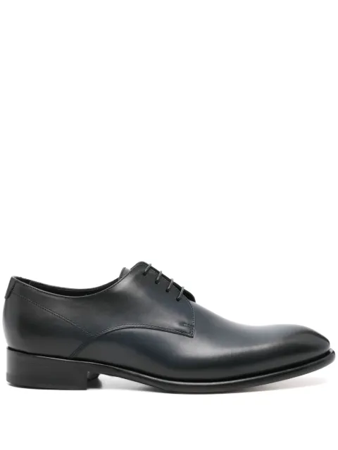 Doucal's leather lace-up derby shoes Blue DU1856BERNUF159NB28