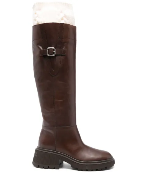 Jimmy Choo 70mm Tamsin buckle-detail boots Brown J000179665