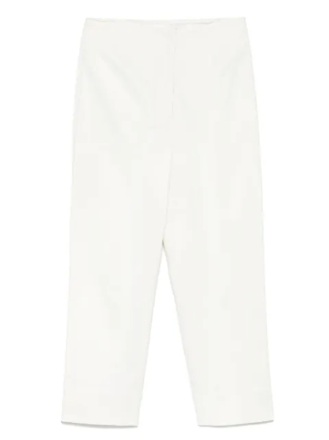 Cult Gaia cropped slim-fit trousers Neutrals PT3972TW1491