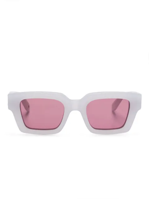 Off-White Eyewear Arrows-plaque sunglasses Grey OERI008C99PLA004