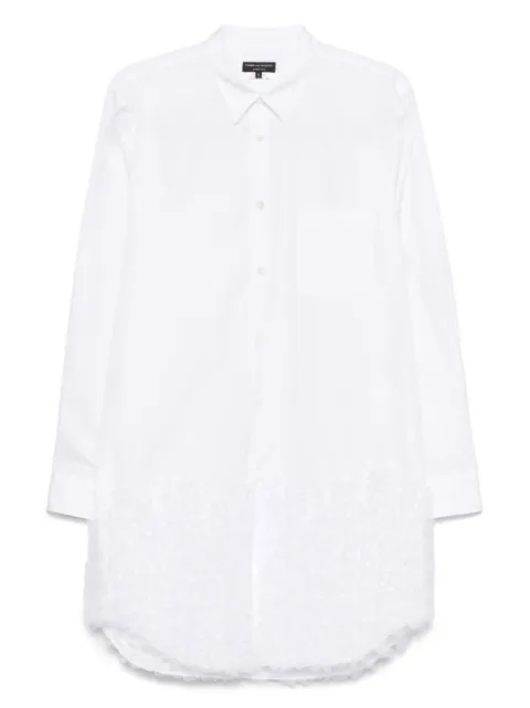 Comme des Garçons Homme Plus ruffled shirt White POB026
