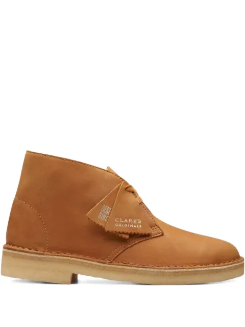 Clarks Desert leather derby shoes Brown 26168795