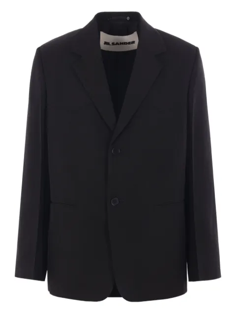 Jil Sander single-breasted blazer Black J21BN0211J65324