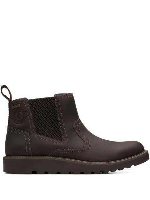Clarks Hinsdale Up leather boots Brown 26168866
