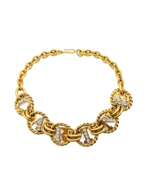 Jennifer Gibson Jewellery x Carine Roitfeld 1980s Paris chocker Gold JGJCARINENKL