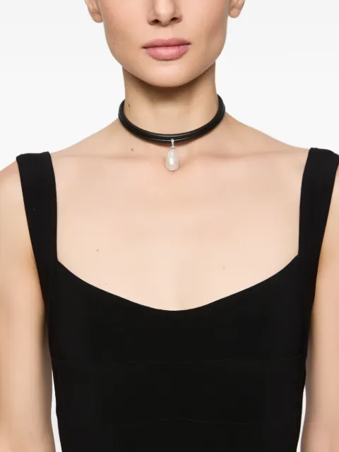 Atu Body Couture pearl necklace Black AT25074