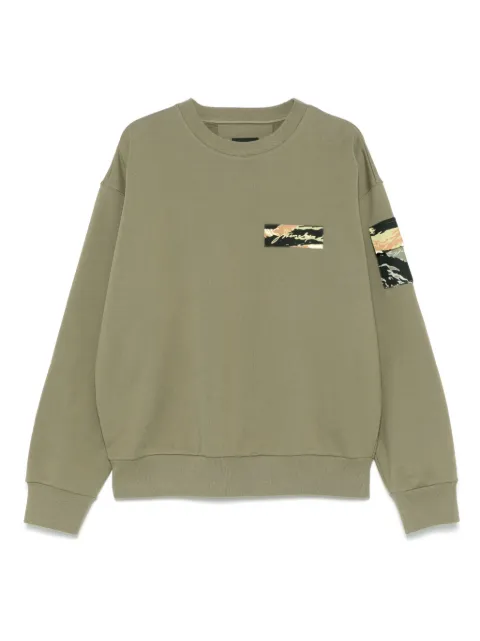 Givenchy camo-patches sweatshirt Green BMJ0LC3YQ6333