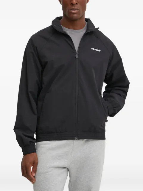 adidas zip-up logo jacket Black JC8359