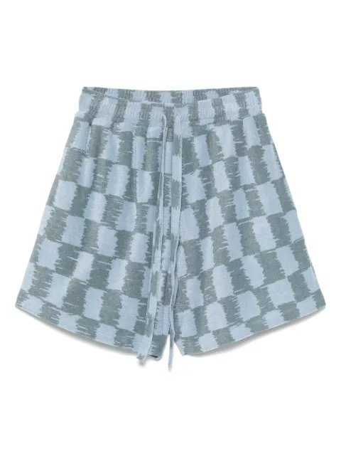 Bonsai checkerboard shorts Blue SS25PT010V1