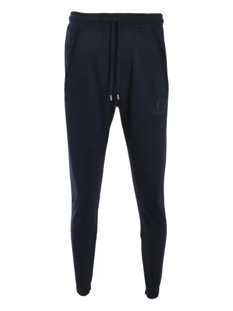 C.P. Company logo-print track pants Blue 18CMSP134A002246G