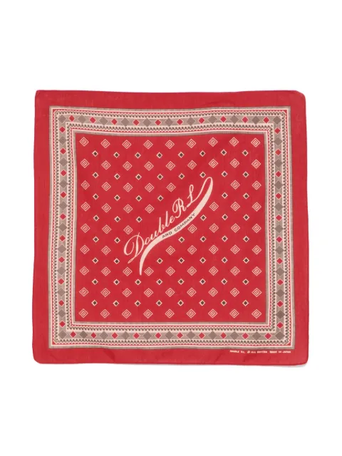 Ralph Lauren RRL geometric-print scarf Red 417959850