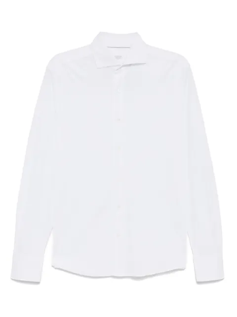 Brunello Cucinelli button-up T-shirt White MW8676686C001