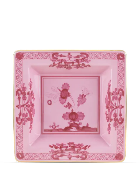 GINORI 1735 Oriente Italiano square plate (24.5cm) Pink 017RG02FG6836010245G00124200