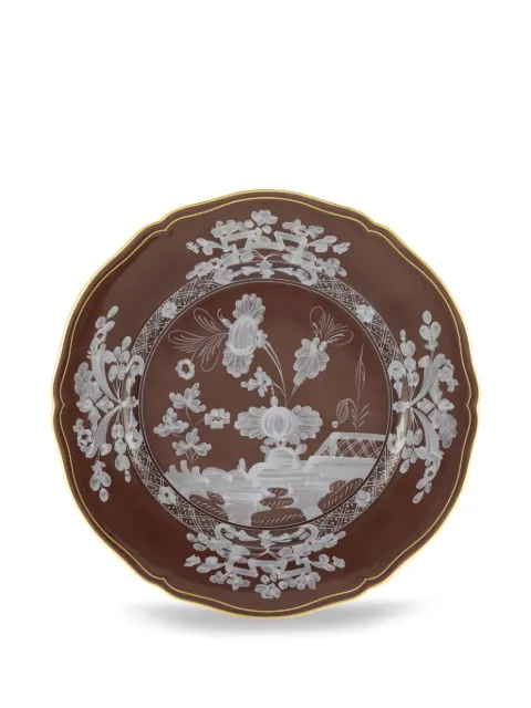 GINORI 1735 Oriente floral-patterned plate Brown 003RG00FPT110010310G00135800