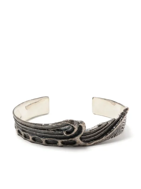 Julius carved vintage-effect bracelets Silver 077ACU14