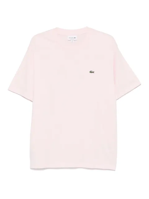 Lacoste logo-patch T-shirt Pink TH7318