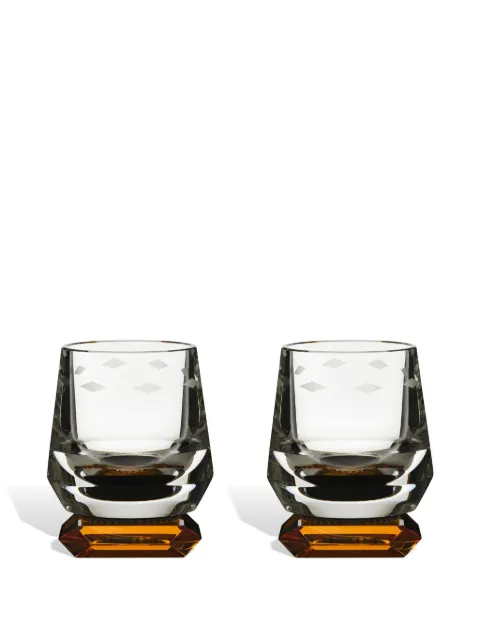 Reflections Copenhagen Whimsy whisky glass (set of two) White 493