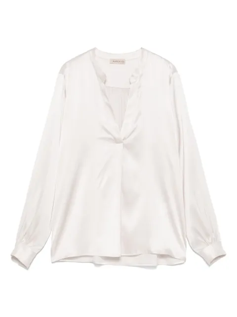 Blanca Vita satined blouse Neutrals TRADEY4902