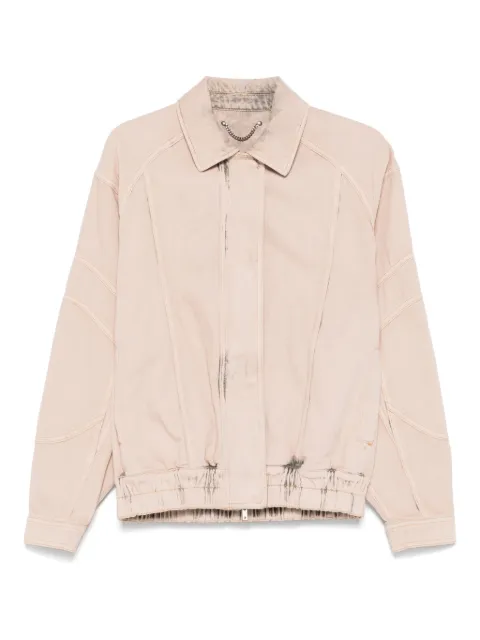 Golden Goose dyed denim bomber jacket Neutrals GWP02132P00185425235