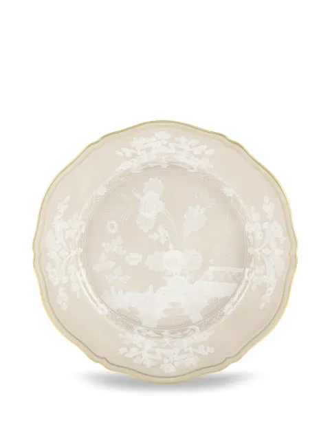 GINORI 1735 Oriente floral-embellished plate Neutrals 003RG00FPT110010265G00135700