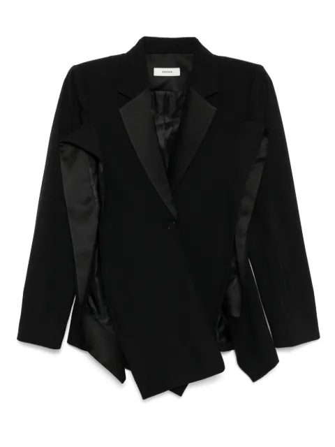Besfxxk single-breasted blazer Black GSB2475