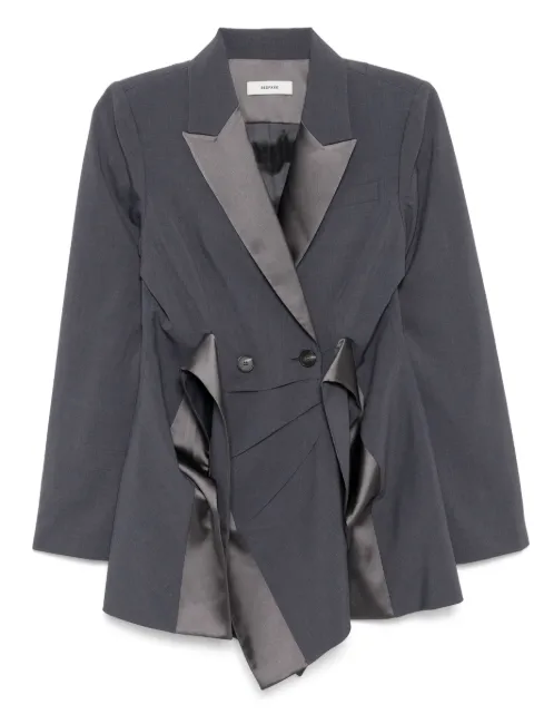 Besfxxk asymmetric blazer Grey DWTB2475