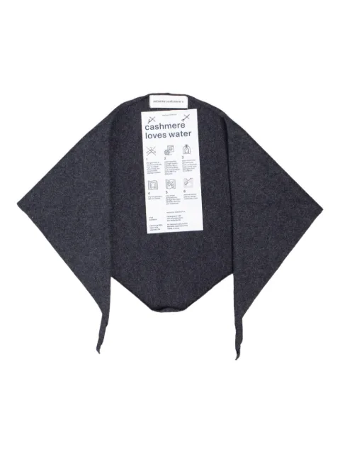 extreme cashmere knitted bandana Grey 03500301FE10