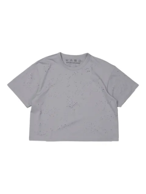 mfpen distressed-effect T-shirt Grey W125023