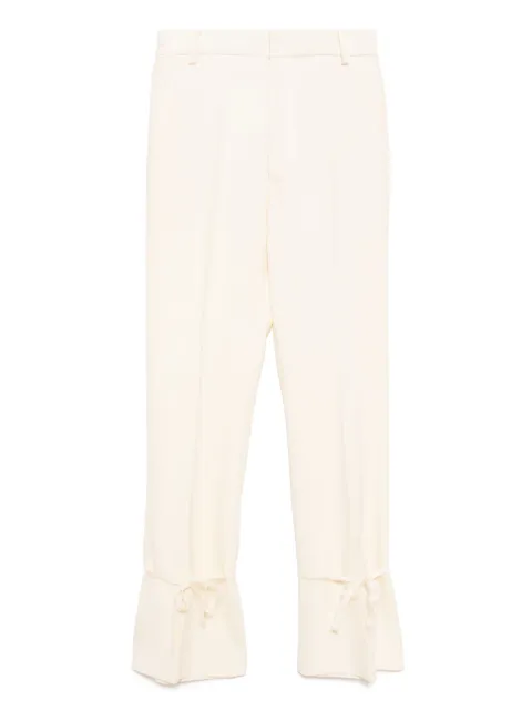 Rokh slim flared trousers Neutrals R1CA105