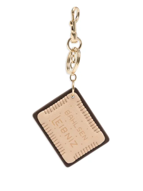 Anya Hindmarch Leibniz keyring Brown 198189