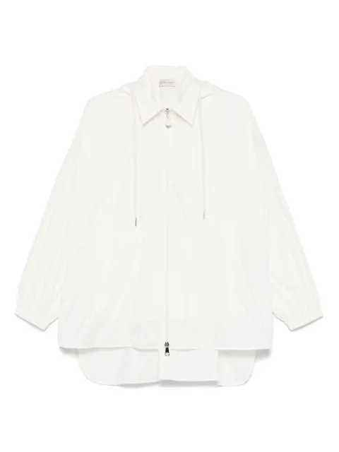 Moncler hooded overshirt White K10932F00013596TM