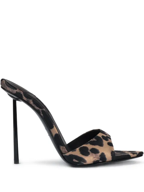 Le Silla Bella leopard-print heeled sandals Brown 6622C100BXPPSAT