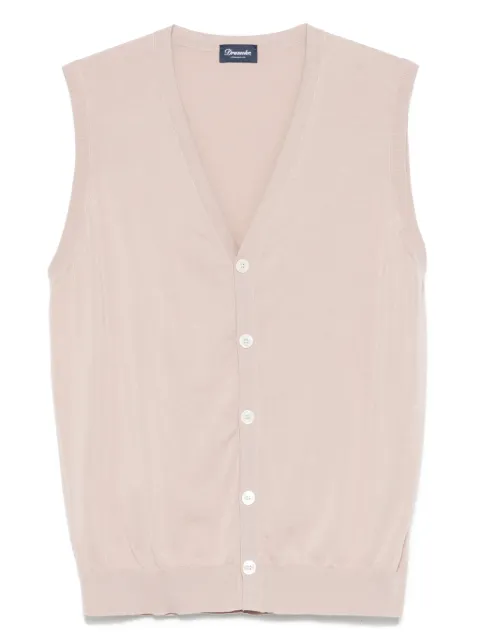 Drumohr cotton vest Pink D0GN108